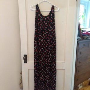 Long vintage floral dress